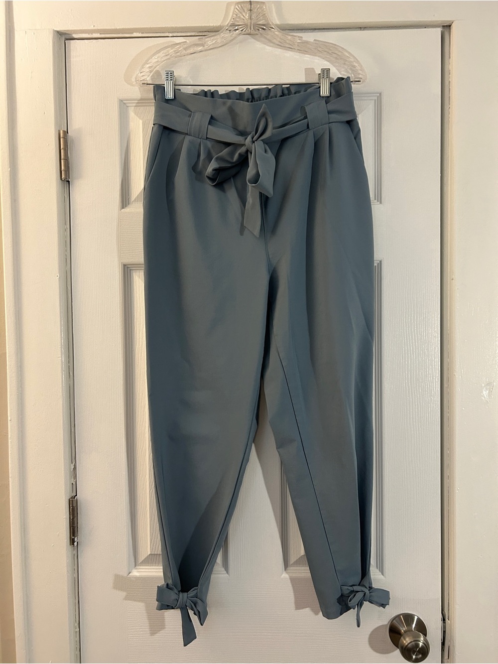 Grace Karin Paperbag Tie-Waist Trousers